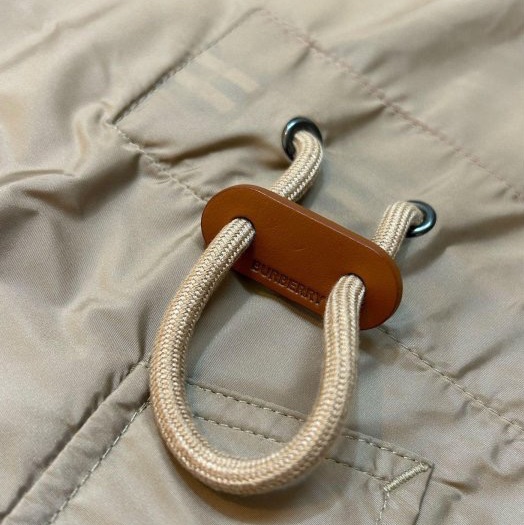 BURBERRY英國蜜色塔夫綢風雪大衣UK6-7