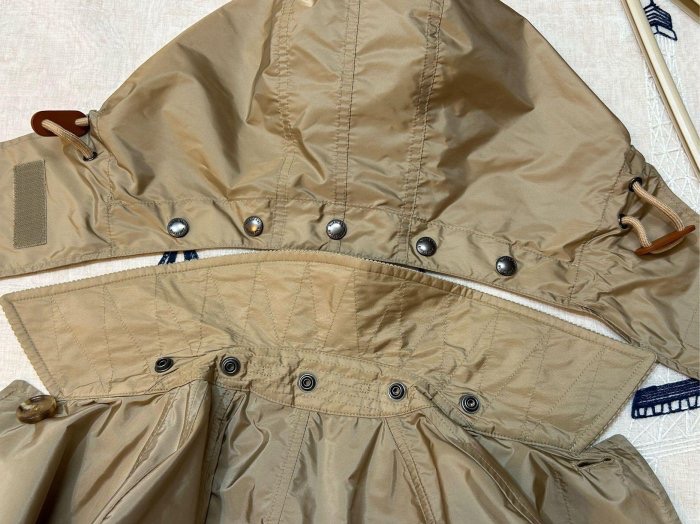 BURBERRY英國蜜色塔夫綢風雪大衣UK6-9