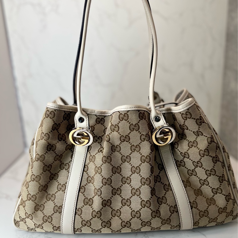 💗香緹國際精品💗 767 Gucci 托特包 刺繡老花-0