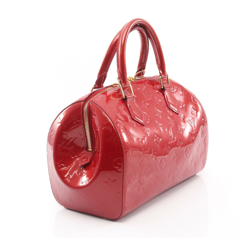 路易威登 Montana 單肩手提包 M90058 Vernis 皮革 Pomme Damour 二手-1