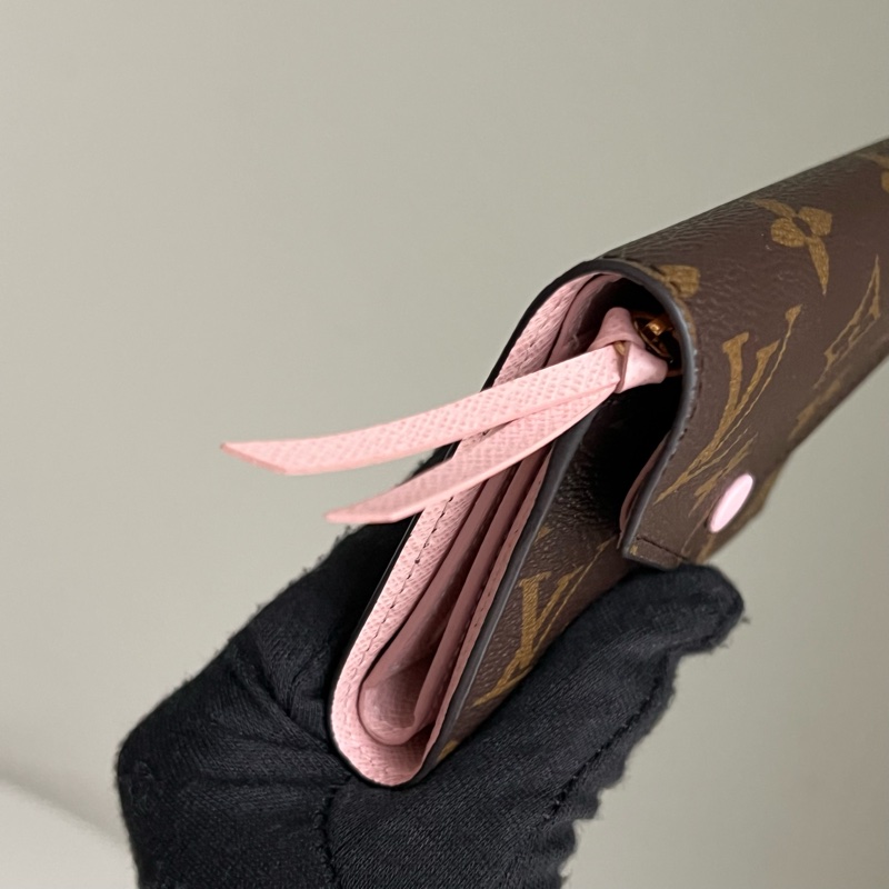 🔸 LV 老花零錢短夾（粉色）-6