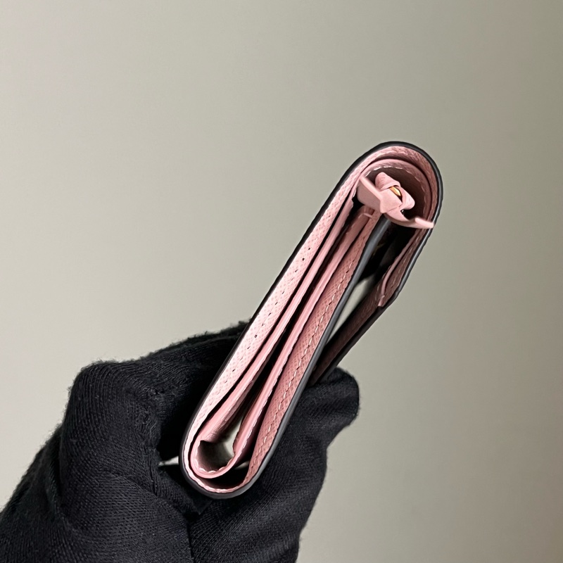 🔸 LV 老花零錢短夾（粉色）-9