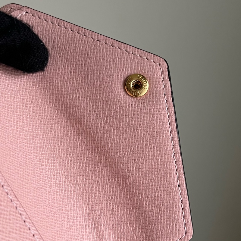 🔸 LV 老花零錢短夾（粉色）-18
