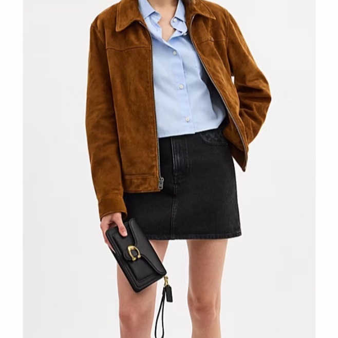 Coach 女士 TABBY 鏈條斜挎包均碼碼19.5cm*4.5cm*10.5cm-6