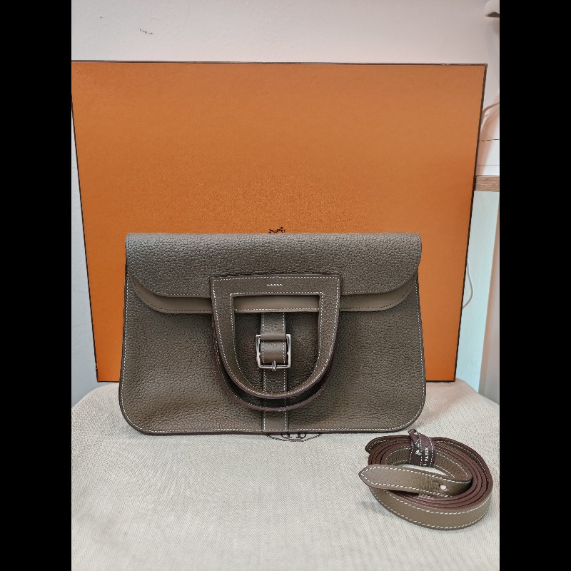 Hermes Halzan 31 
大象灰銀扣-0