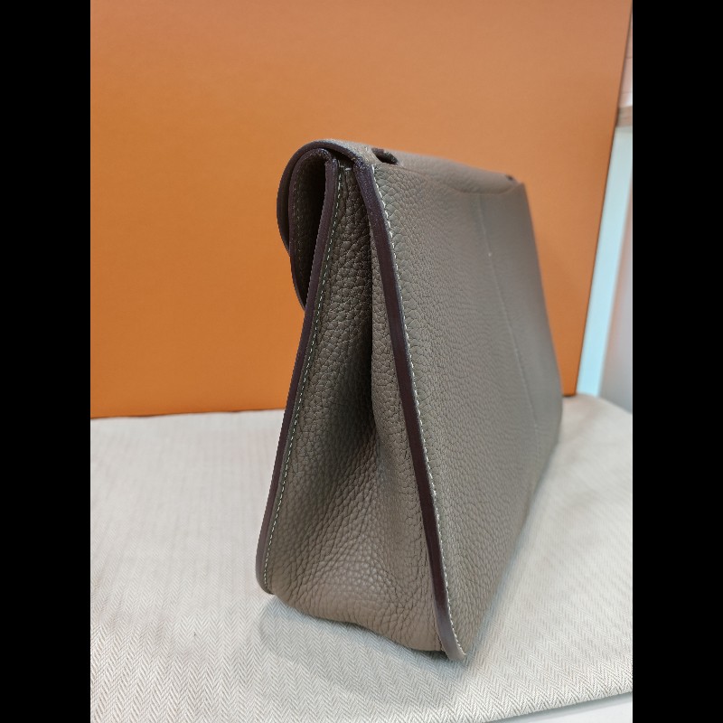 Hermes Halzan 31 
大象灰銀扣-3