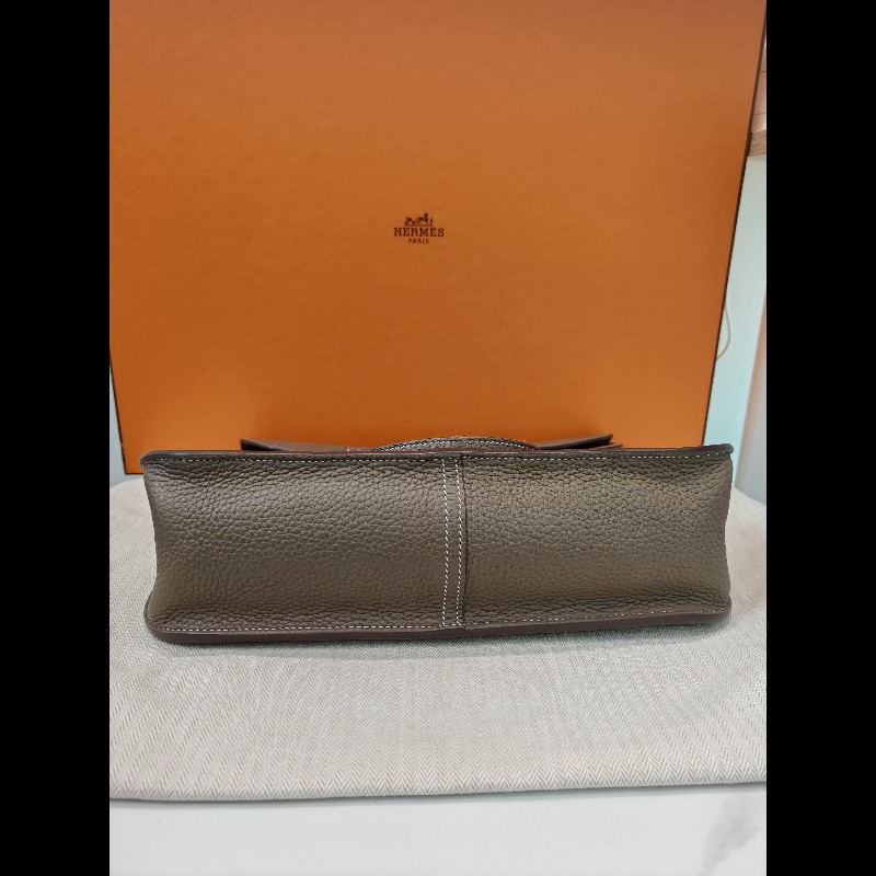 Hermes Halzan 31 
大象灰銀扣-5