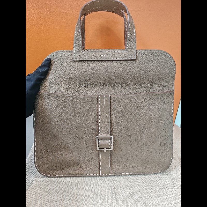 Hermes Halzan 31 
大象灰銀扣-12