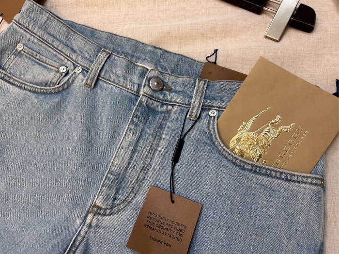 BURBERRY英國黑標男款牛仔褲32腰-6
