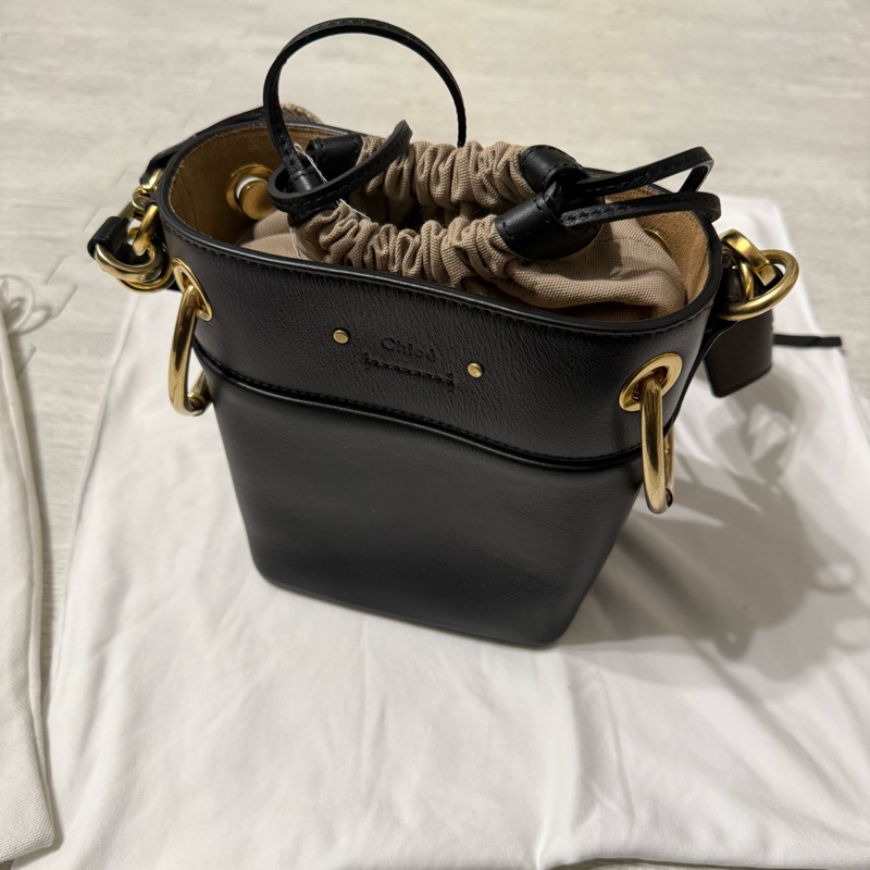 Chloé Roy 系列 黑色水桶包 99新-6