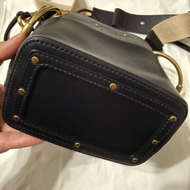 Chloé Roy 系列 黑色水桶包 99新-10