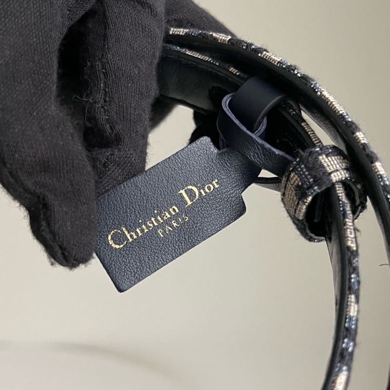 Dior 經典雙面老花皮帶 CD logo(藍）-4