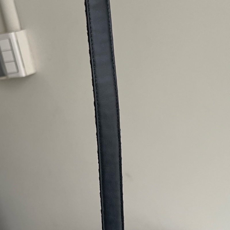 Dior 經典雙面老花皮帶 CD logo(藍）-14