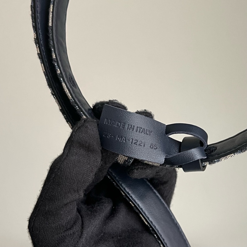 Dior 經典雙面老花皮帶 CD logo(藍）-16