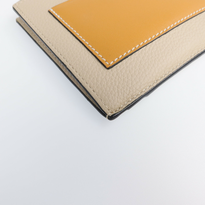 LOEWE 牛皮皮革Card Case銀扣卡片套-7