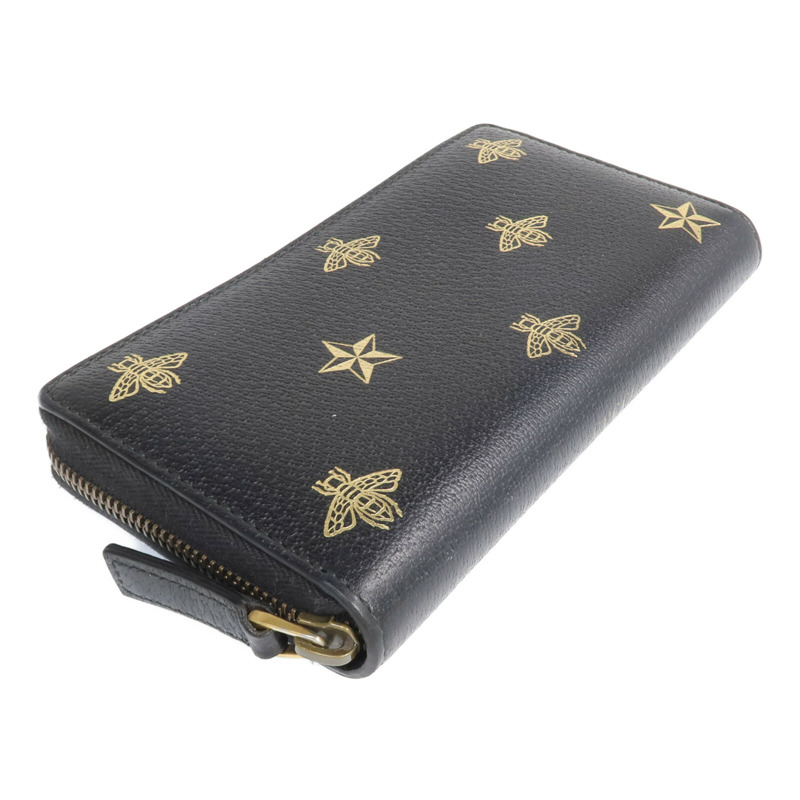 GUCCI 牛皮皮革Wallet金扣長錢包-3