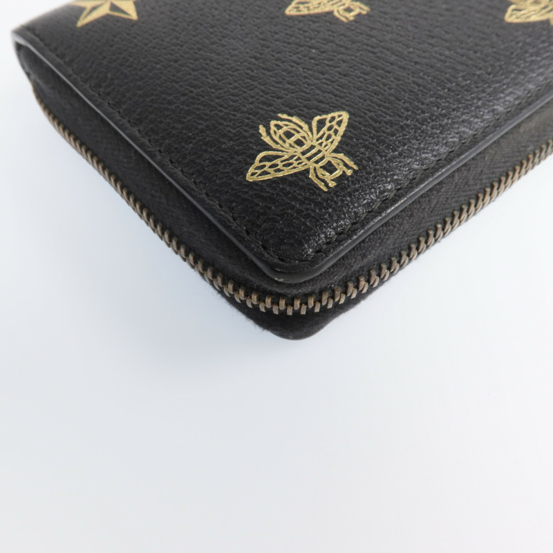 GUCCI 牛皮皮革Wallet金扣長錢包-8