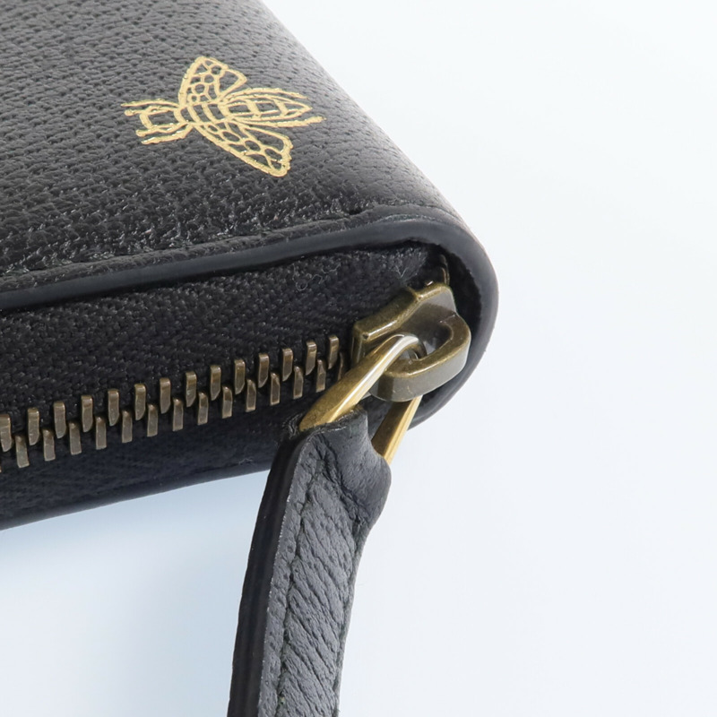 GUCCI 牛皮皮革Wallet金扣長錢包-10