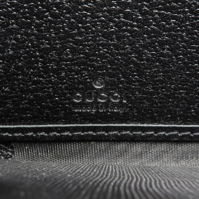 GUCCI 牛皮皮革Wallet金扣長錢包-12