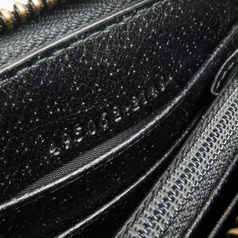 GUCCI 牛皮皮革Wallet金扣長錢包-15