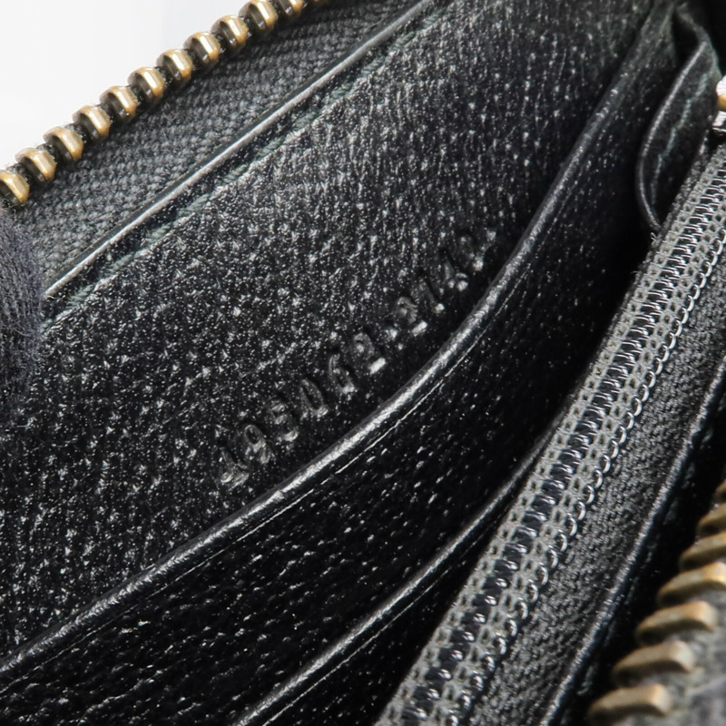 GUCCI 牛皮皮革Wallet金扣長錢包-16