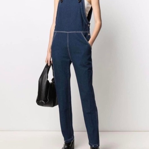 BURBERRY英國黑標牛仔連身褲UK8