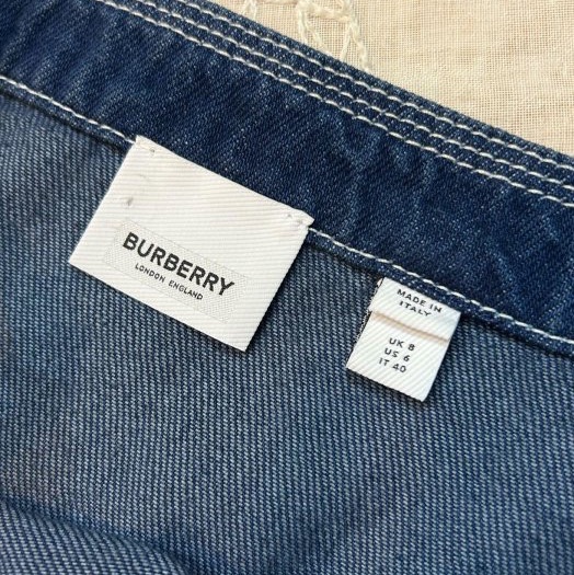 BURBERRY英國黑標牛仔連身褲UK8-13