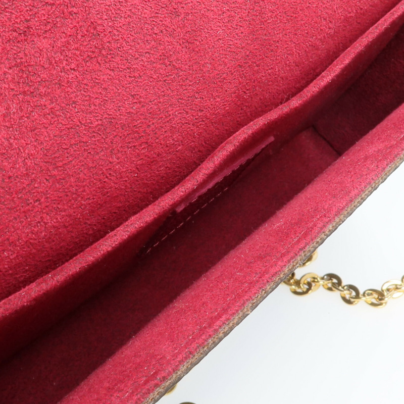 LOUIS VUITTON Monogram Felicie Pochette金扣鏈帶肩背袋-7