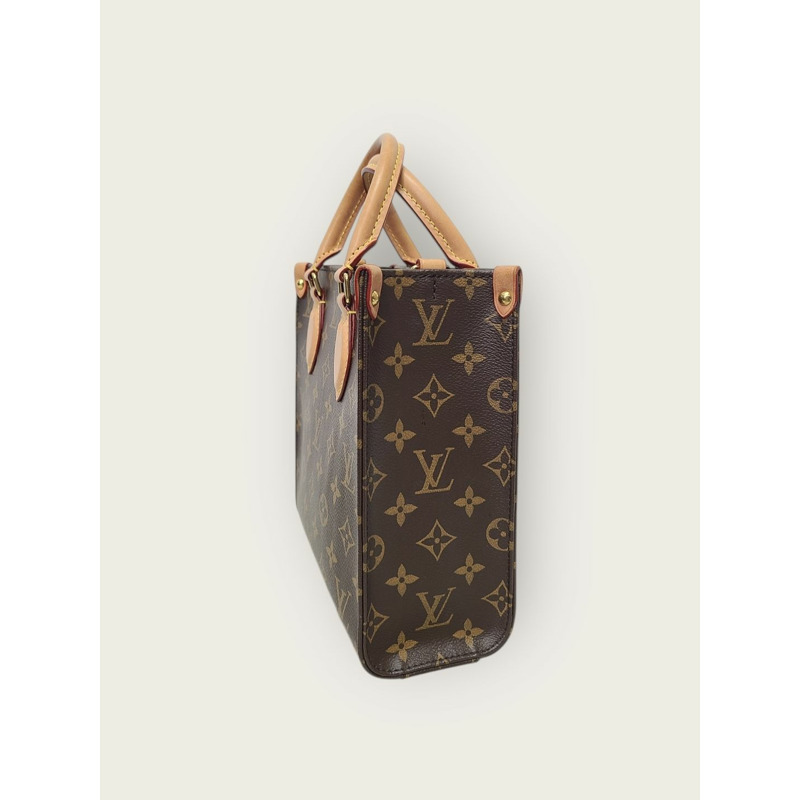 【包稅】LOUIS VUITTON Monogram Sac Plat BB 手提斜背包 棕色-1