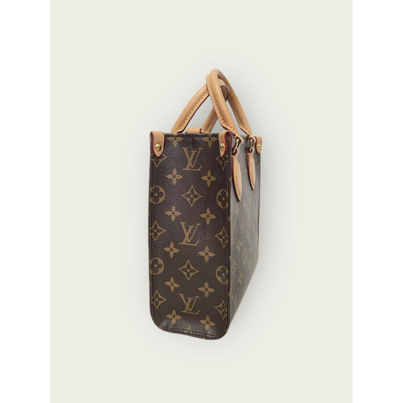 【包稅】LOUIS VUITTON Monogram Sac Plat BB 手提斜背包 棕色-2