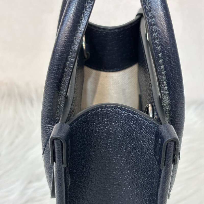 GUCCI 671623 Mini tote bag GG 字紋 老花 手提包 斜背包 琴譜包-5