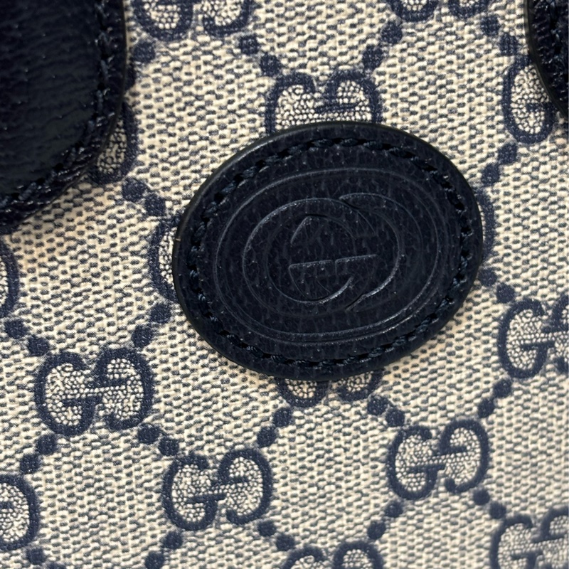 GUCCI 671623 Mini tote bag GG 字紋 老花 手提包 斜背包 琴譜包-14