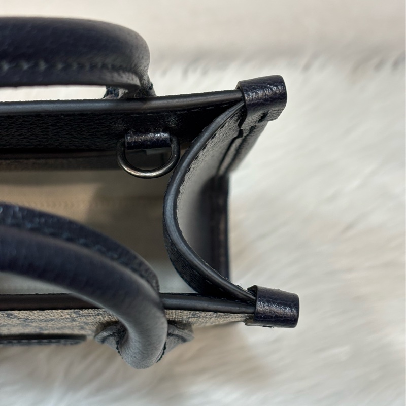 GUCCI 671623 Mini tote bag GG 字紋 老花 手提包 斜背包 琴譜包-16