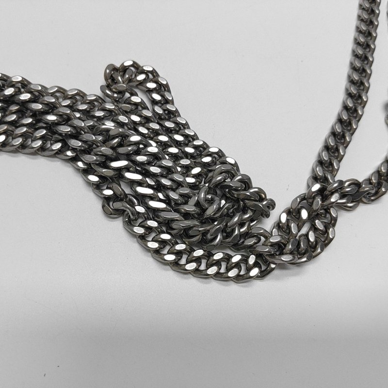 YSL銀色牛皮單肩包銀色五金-10