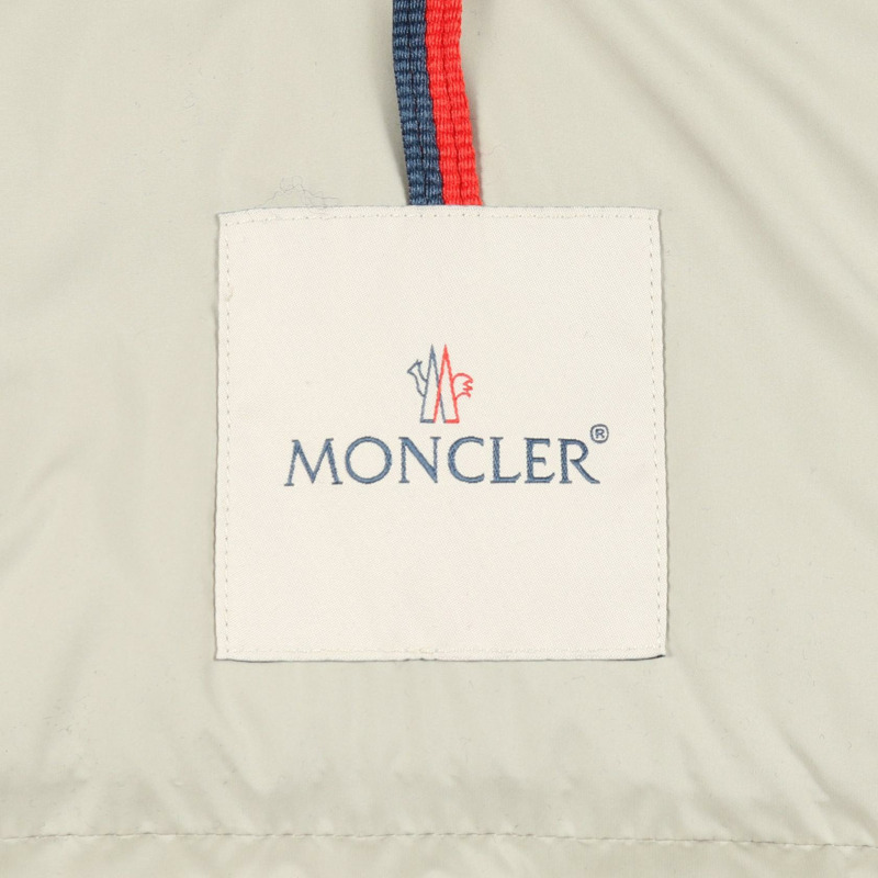 MONCLER ARNEB 帶帽羽絨服，米色，2號，二手女款-2