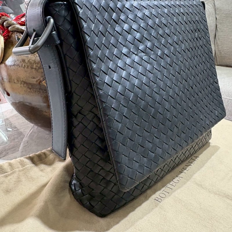 Bottega Veneta 編織掀蓋側背包-2