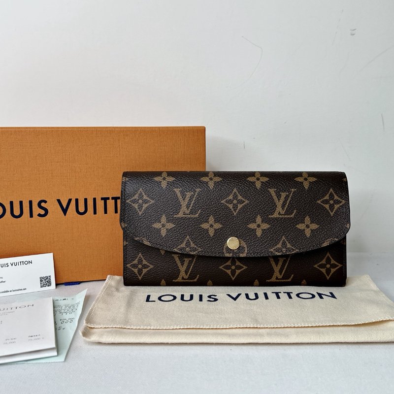 LV Emilie釦式長夾-0