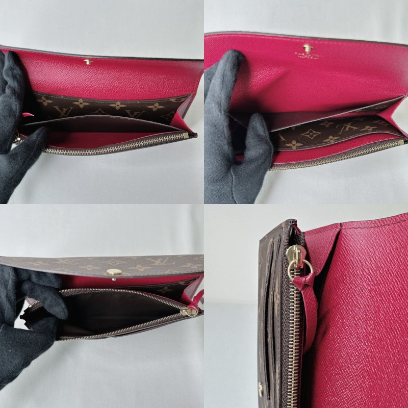 LV Emilie釦式長夾-8