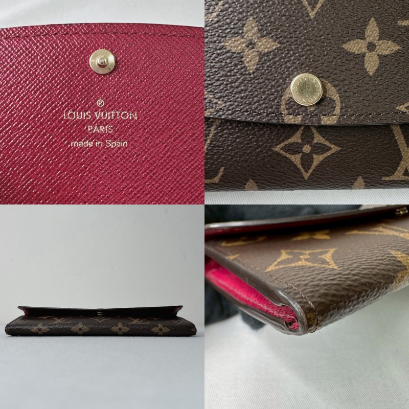 LV Emilie釦式長夾-9