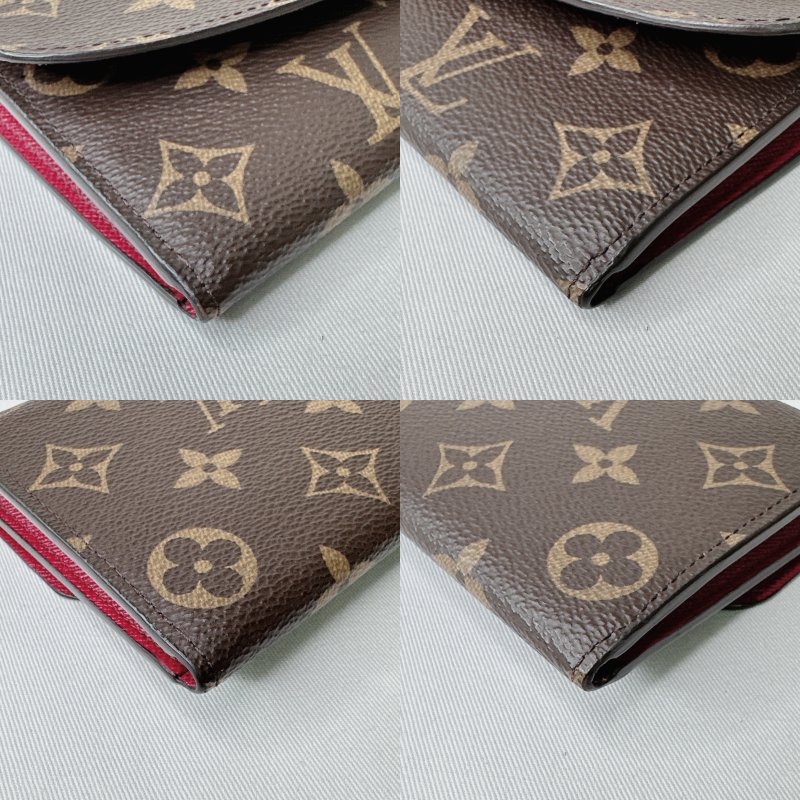 LV Emilie釦式長夾-10