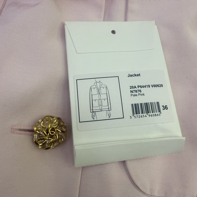 CHANEL 粉紅外套 EU34-21