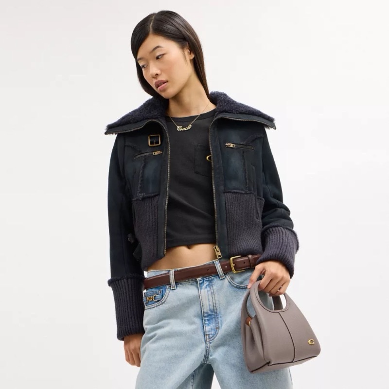 Coach 女士 LANA 19 單肩手袋均碼碼19cm*10cm*23.5cm-6