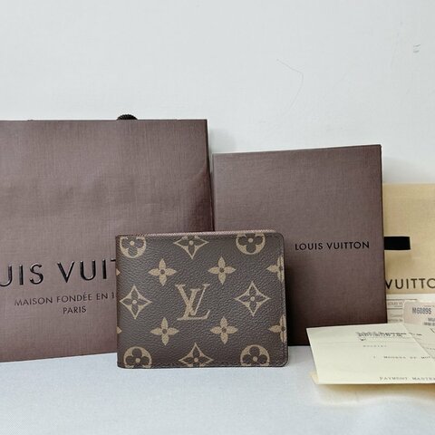 LV 全新Multiple對開短夾