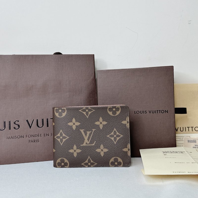 LV 全新Multiple對開短夾-0