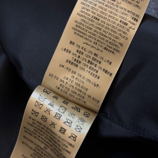 BURBERRY英國灰色羊毛大衣UK10-13