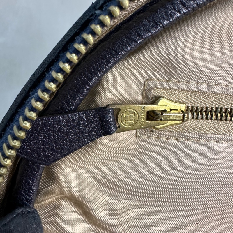 Hermès 中古黑色手提化妝包-12