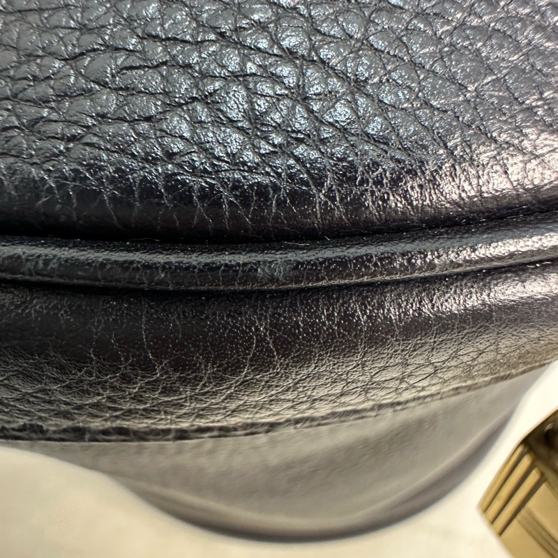 Hermès 中古黑色手提化妝包-21