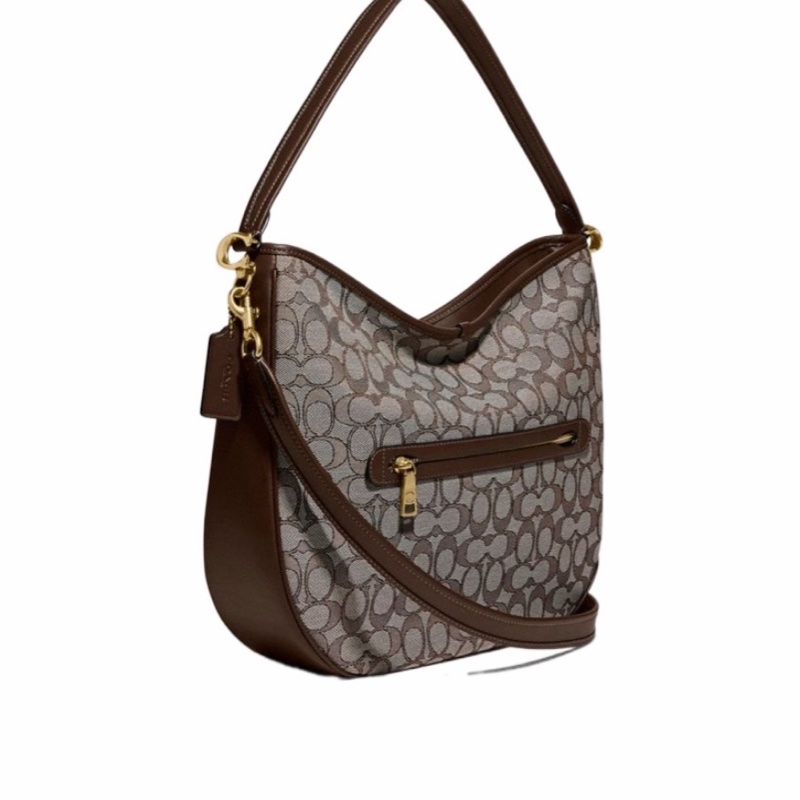 Coach 女士 標誌性提花Tabby Hobo單肩包均碼碼-4