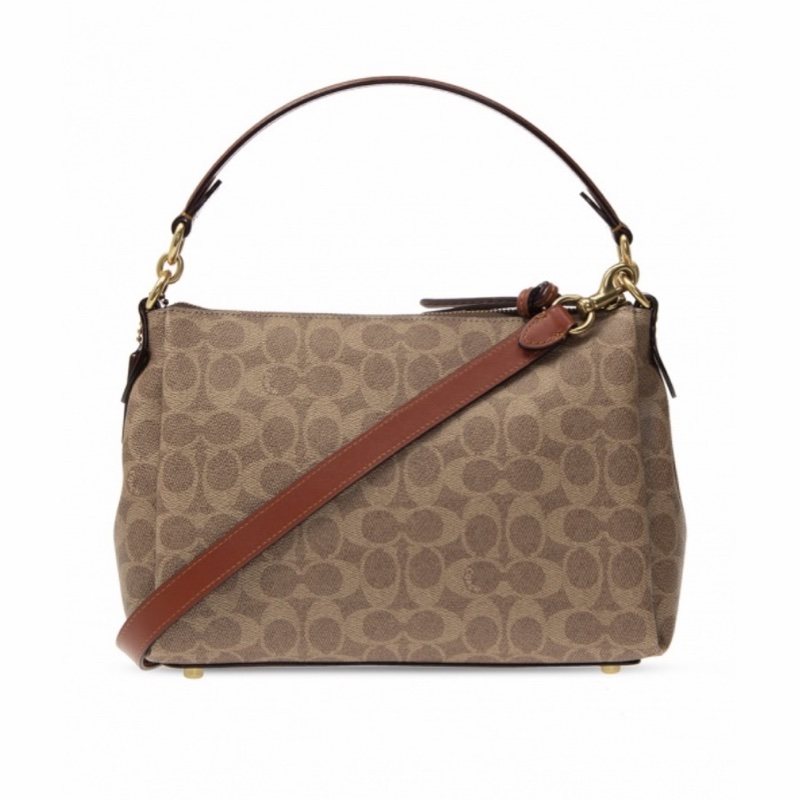 Coach 女士 SHAY 印花手提包均碼碼長：35.5CM，寬：14.4CM，高：24CM-0