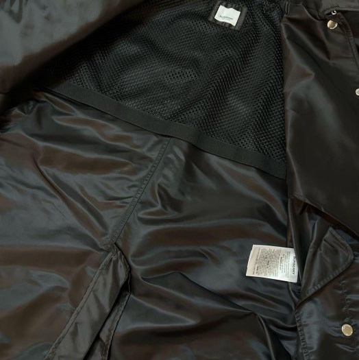 BURBERRY英國黑色輕盈斗篷風衣UK8-11